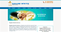 Desktop Screenshot of bangaloredetectiveservices.com